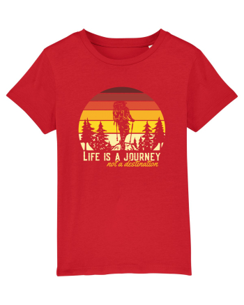 pentru montaniarzi - Life is a journey not a destination Red