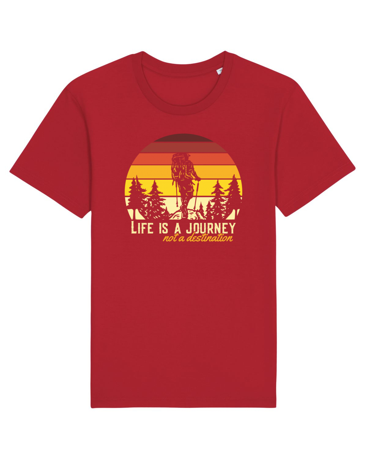 Tricou mânecă scurtă Unisex Rocker Red