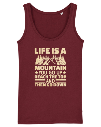 pentru montaniarzi - Life is a mountain Burgundy