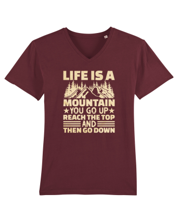 pentru montaniarzi - Life is a mountain Burgundy