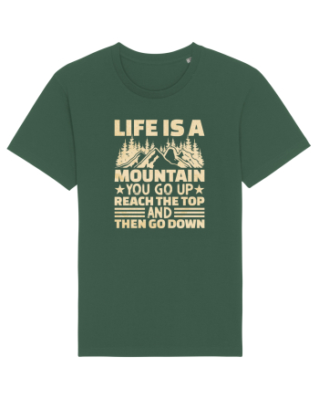 pentru montaniarzi - Life is a mountain Bottle Green