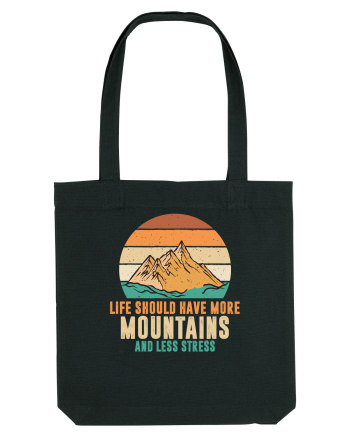 pentru montaniarzi - Life should have more mountains Black