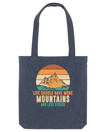 pentru montaniarzi - Life should have more mountains Midnight Blue