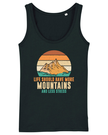pentru montaniarzi - Life should have more mountains Black