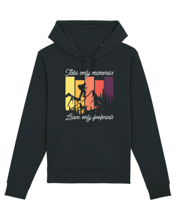 pentru montaniarzi - Take only memories leave only footprints Black
