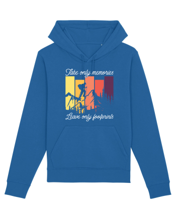 pentru montaniarzi - Take only memories leave only footprints Royal Blue