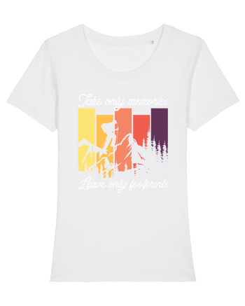 pentru montaniarzi - Take only memories leave only footprints White