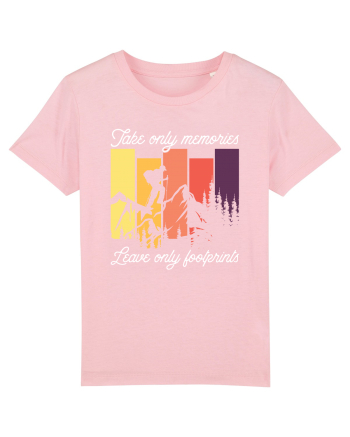 pentru montaniarzi - Take only memories leave only footprints Cotton Pink