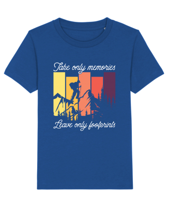 pentru montaniarzi - Take only memories leave only footprints Majorelle Blue