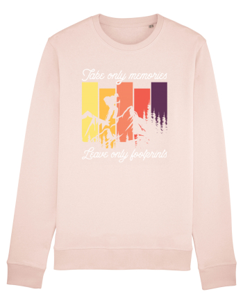 pentru montaniarzi - Take only memories leave only footprints Candy Pink