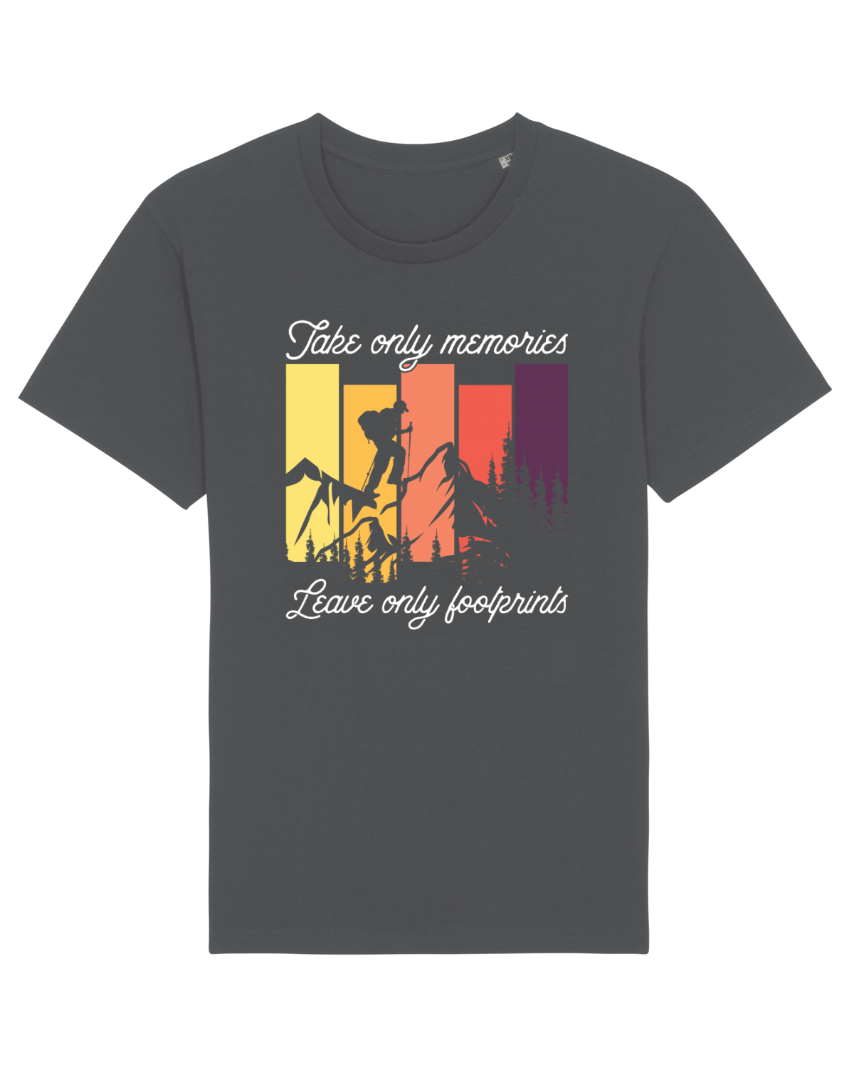 Tricou mânecă scurtă Unisex Rocker Anthracite