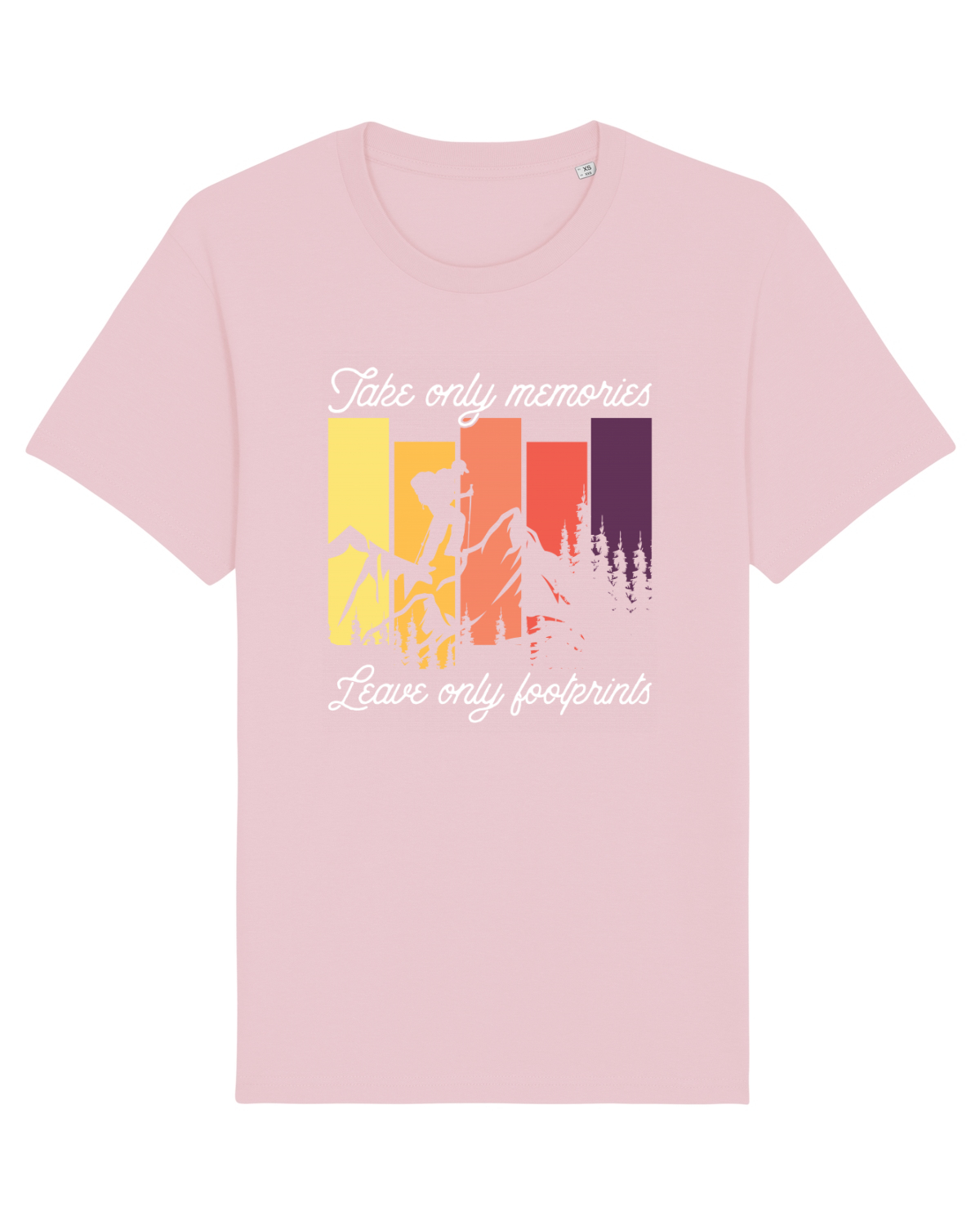 Tricou mânecă scurtă Unisex Rocker Cotton Pink