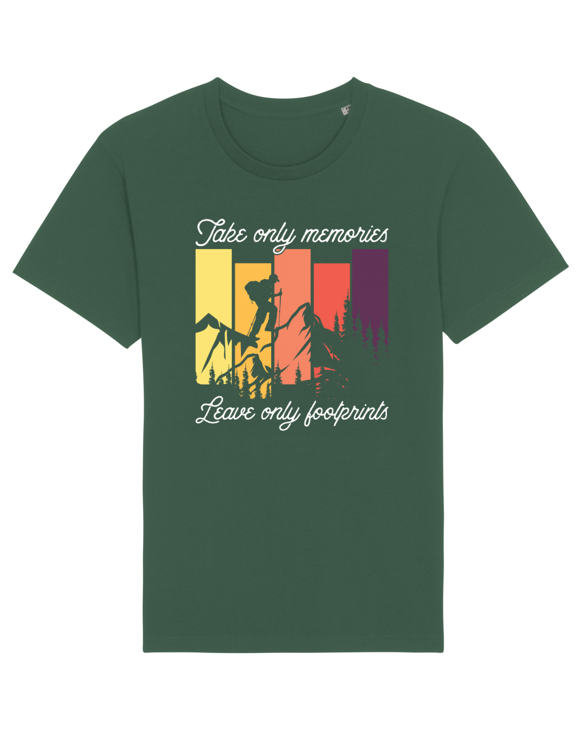Tricou mânecă scurtă Unisex Rocker Bottle Green