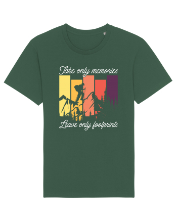 pentru montaniarzi - Take only memories leave only footprints Bottle Green