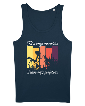 pentru montaniarzi - Take only memories leave only footprints Navy