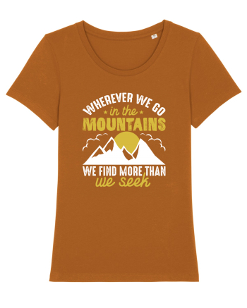 pentru montaniarzi - Whenever we go in the mountains Roasted Orange