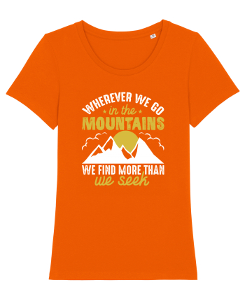 pentru montaniarzi - Whenever we go in the mountains Bright Orange