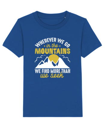 pentru montaniarzi - Whenever we go in the mountains Majorelle Blue