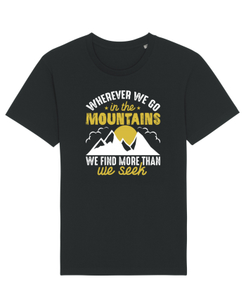 pentru montaniarzi - Whenever we go in the mountains Black
