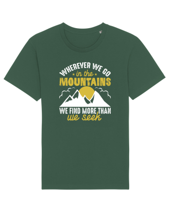 pentru montaniarzi - Whenever we go in the mountains Bottle Green