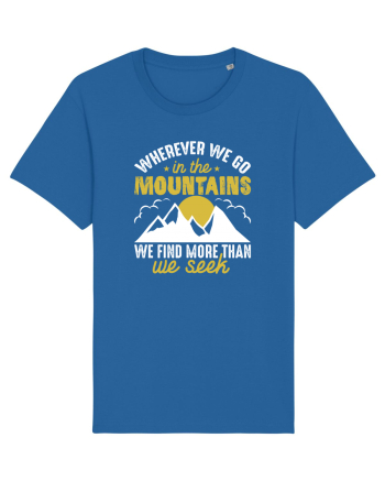 pentru montaniarzi - Whenever we go in the mountains Royal Blue