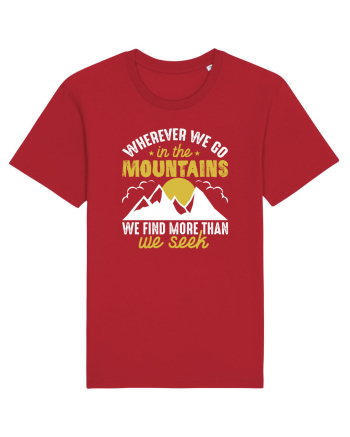 pentru montaniarzi - Whenever we go in the mountains Red