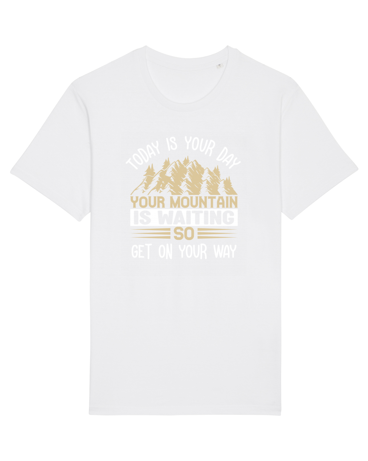 Tricou mânecă scurtă Unisex Rocker White