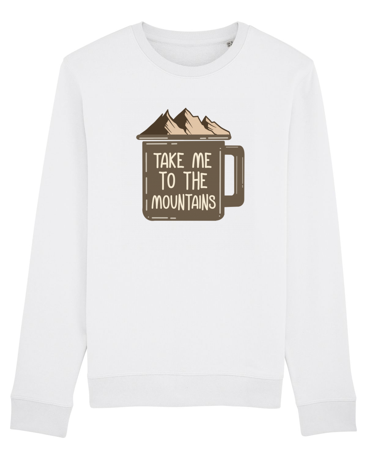 Bluză mânecă lungă Unisex Rise White