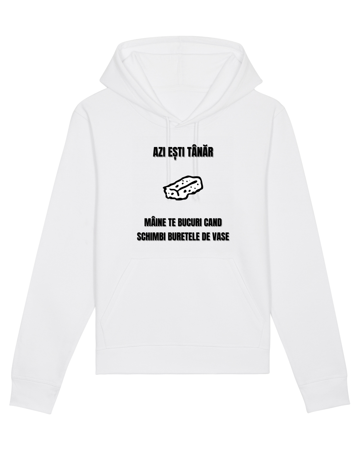 Hanorac Unisex Drummer White