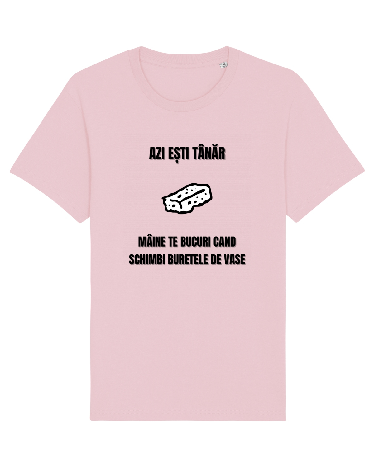 Tricou mânecă scurtă Unisex Rocker Cotton Pink