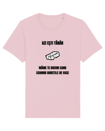 Azi esti tanar maine te bucuri cand schimbi buretele de vase Cotton Pink