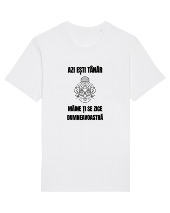 Azi esti tanar maine ti se zice dumneavoastra White
