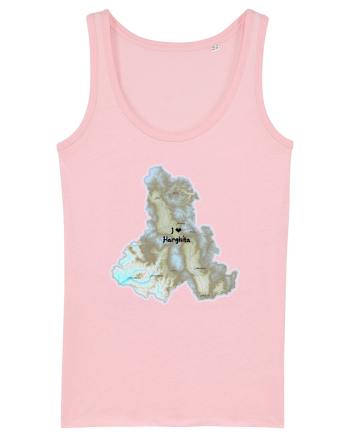 Harghita County Map Cotton Pink
