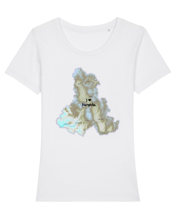 Harghita County Map White