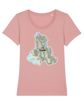 Harghita County Map Canyon Pink