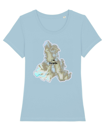 Harghita County Map Sky Blue