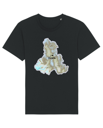 Harghita County Map Black