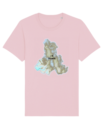 Harghita County Map Cotton Pink