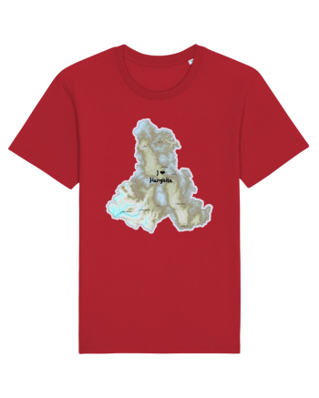 Harghita County Map Red