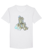 Harghita County Map Tricou mânecă scurtă guler larg Bărbat Skater