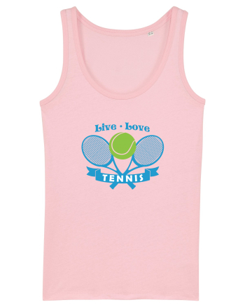 Live Love Tennis Cotton Pink