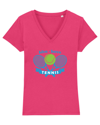 Live Love Tennis Raspberry