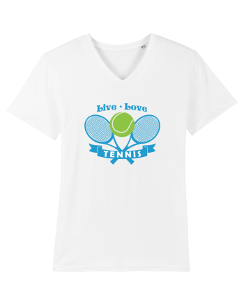Live Love Tennis White