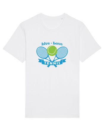 Live Love Tennis White