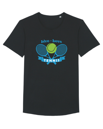Live Love Tennis Black