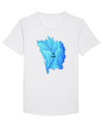 Vaslui County Map Tricou mânecă scurtă guler larg Bărbat Skater