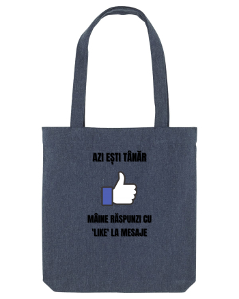 Azi esti tanar maine raspunzi cu like la mesaje Midnight Blue
