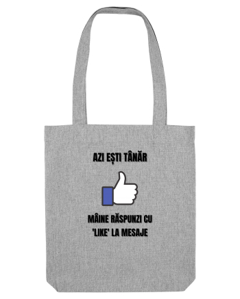 Azi esti tanar maine raspunzi cu like la mesaje Heather Grey