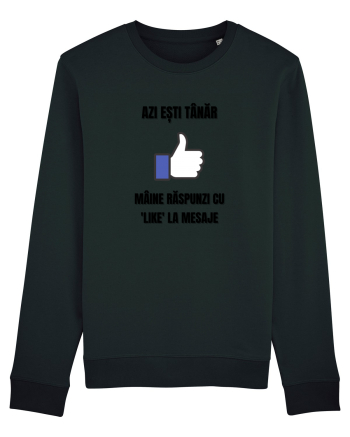 Azi esti tanar maine raspunzi cu like la mesaje Black