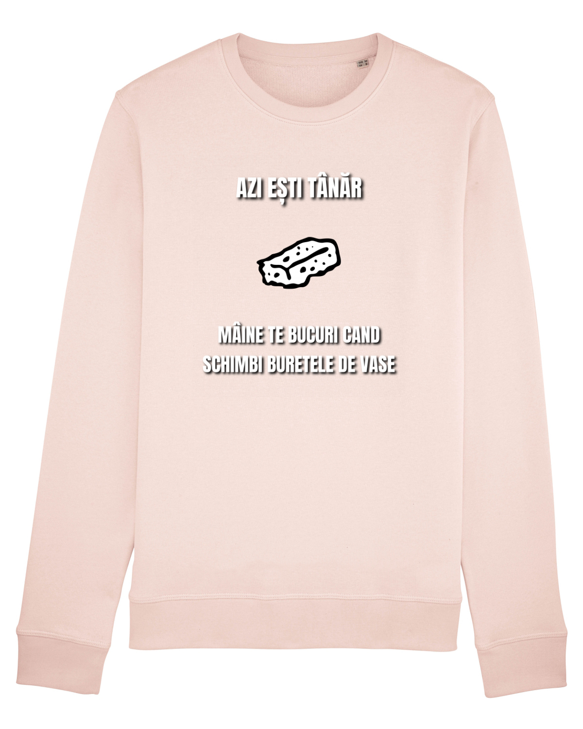 Bluză mânecă lungă Unisex Rise Candy Pink